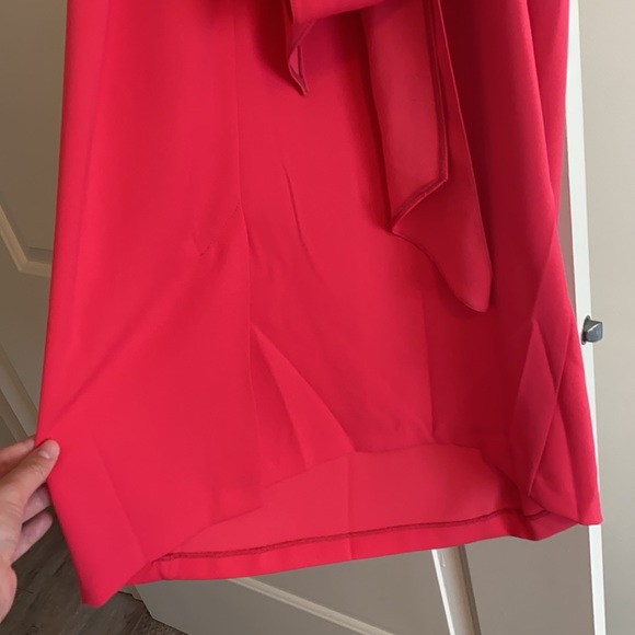 SALE ASOS Pink Double Strap Cocktail Dress - Picture 12 of 16